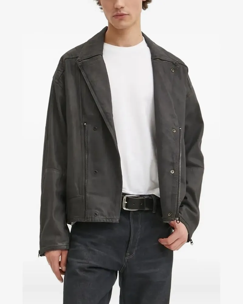 G-STAR RAW Asymmetrische Jacke - Schwarz Schwarz
