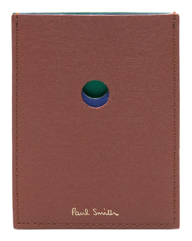 Paul Smith Kartenetui in Colour-Block-Optik - Braun Braun