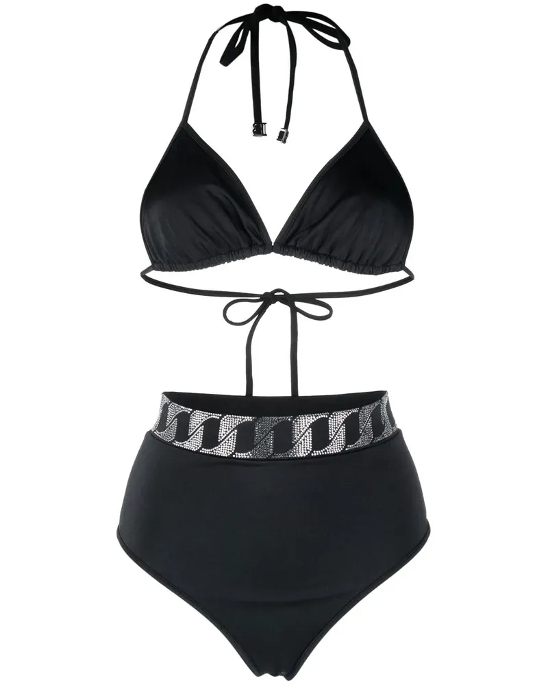 Balmain Klassischer Bikini - Schwarz Schwarz