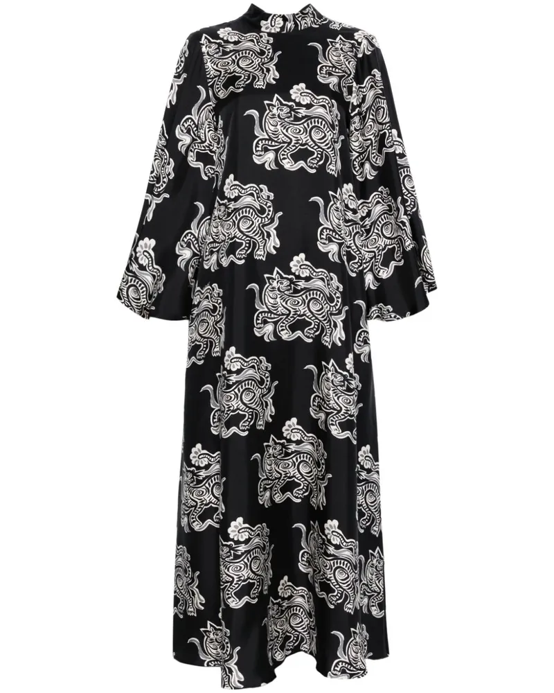 La DoubleJ Magnifico Maxikleid - Schwarz Schwarz