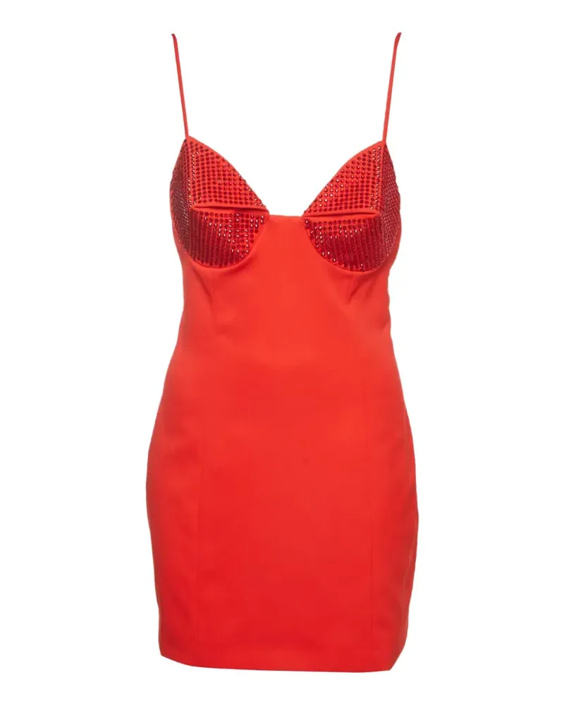 Area Kristallverziertes Kleid - Rot Rot