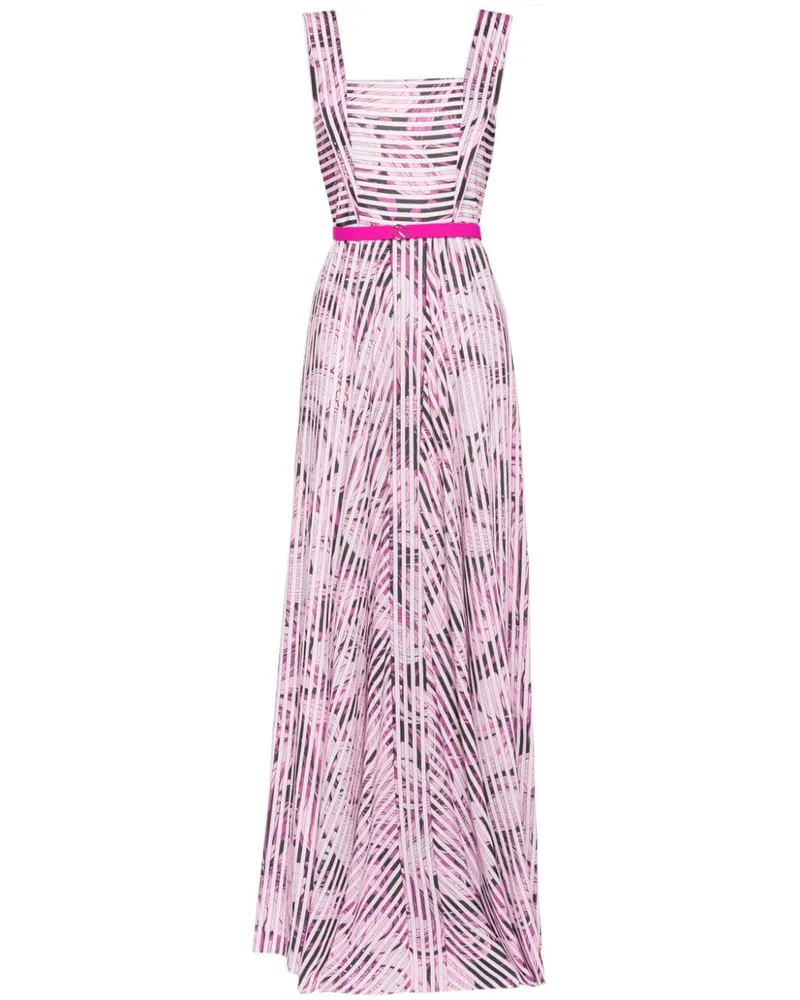 Saiid Kobeisy Gestreiftes Maxikleid - Violett Violett