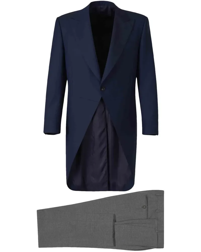 Canali Einreihiger Anzug - Blau Blau
