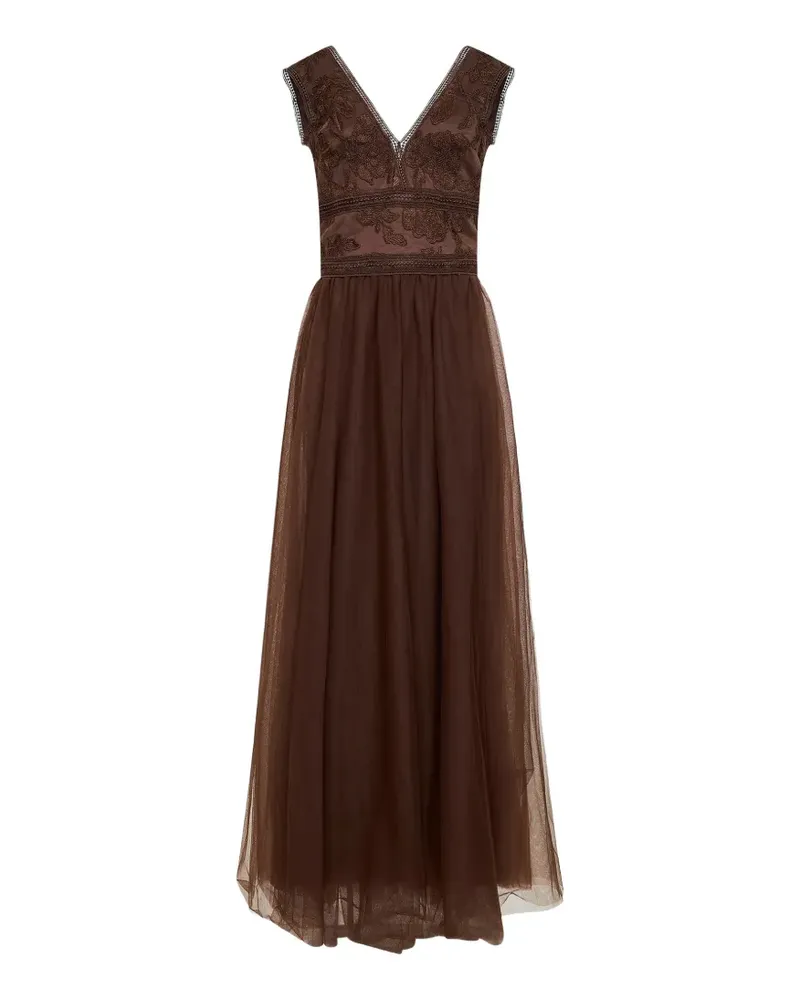 Ermanno Scervino V-neck dress - Braun Braun