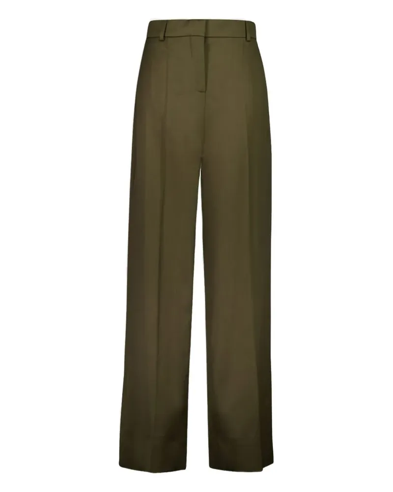 Stella McCartney Hose mit Bundfalten - Grün Grün
