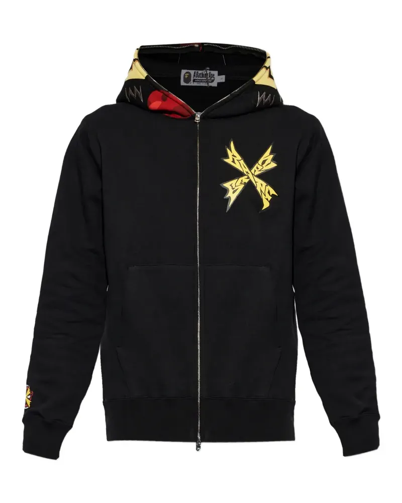 BAPE zip-up hoodie - Schwarz Schwarz