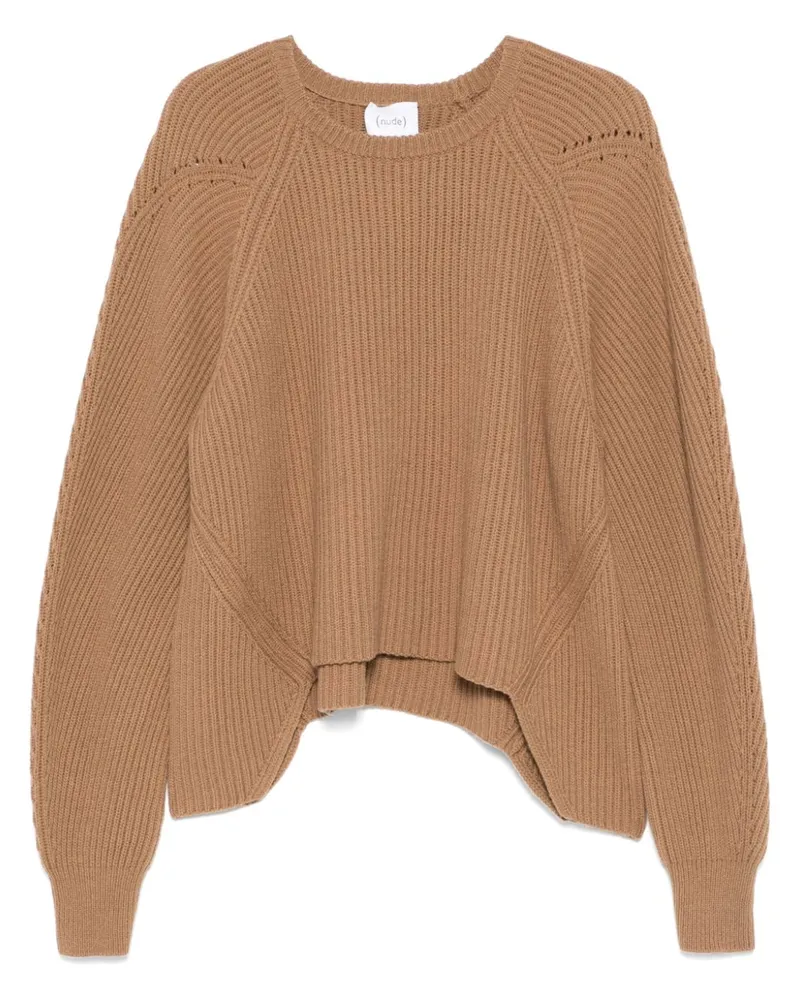 NUDE Pullover aus Wolle - Braun Braun