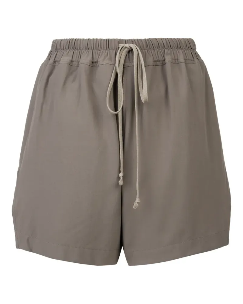 Rick Owens elasticated drawstring shorts - Grau Grau
