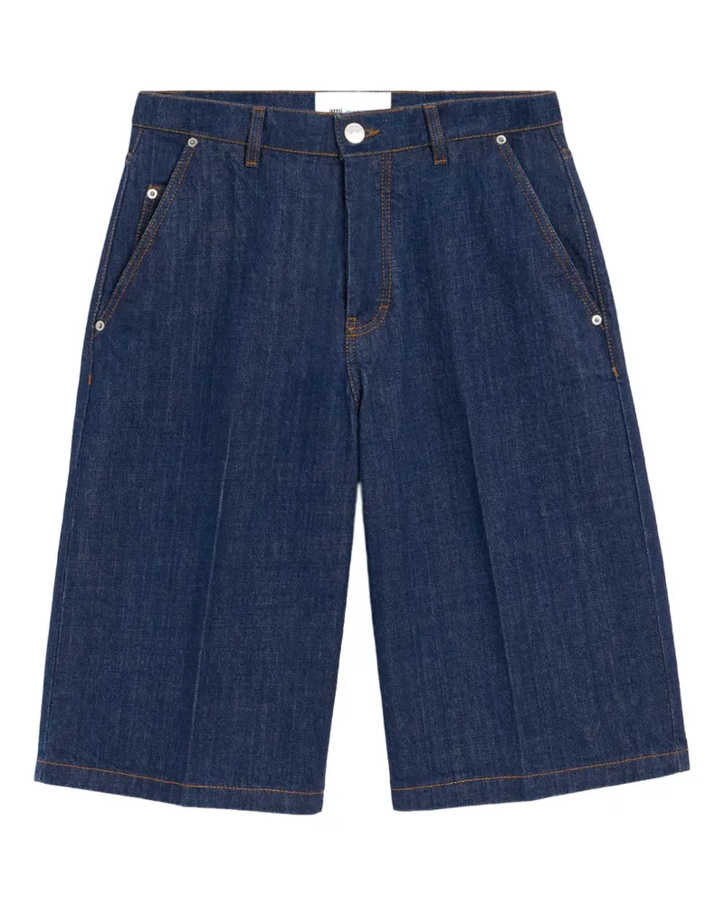 AMI Paris five-pocket denim shorts - Blau Blau