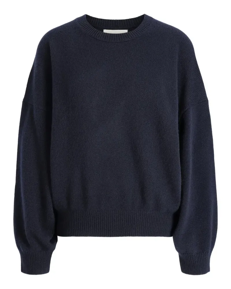 Lisa Yang ribbed-trim sweater - Blau Blau