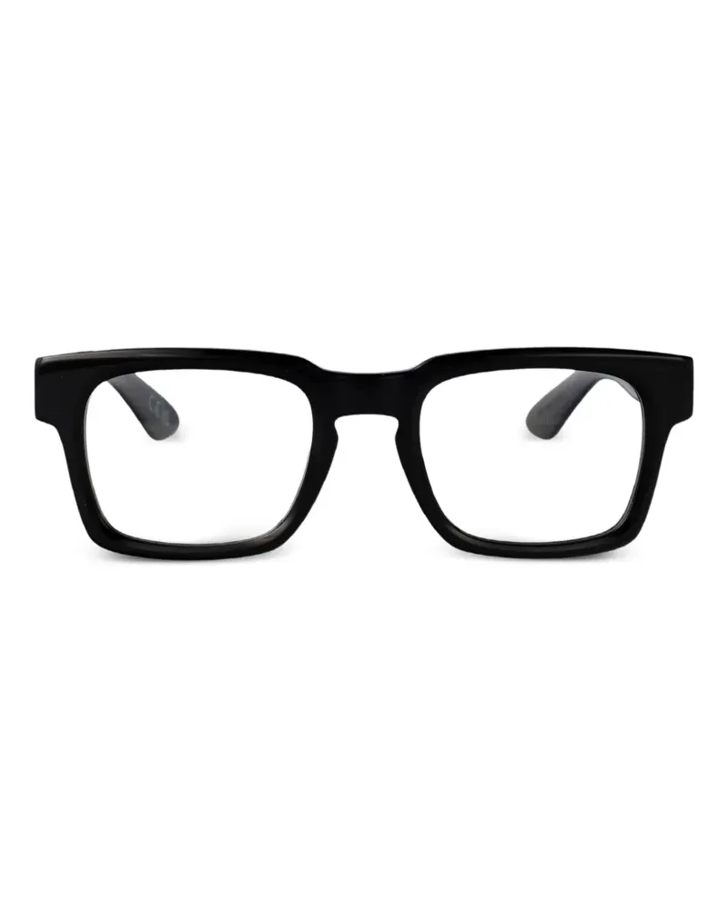 RETROSUPERFUTURE Eckige Numero 133 Brille - Schwarz Schwarz