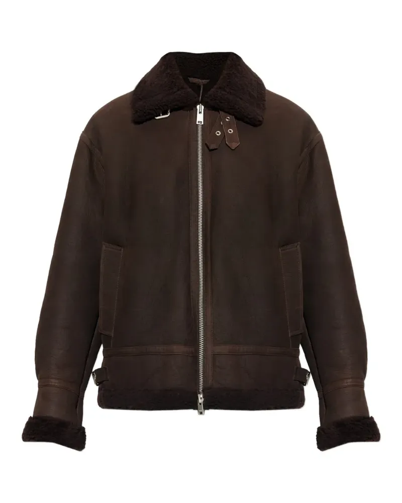 Arma Sano shearling jacket - Braun Braun