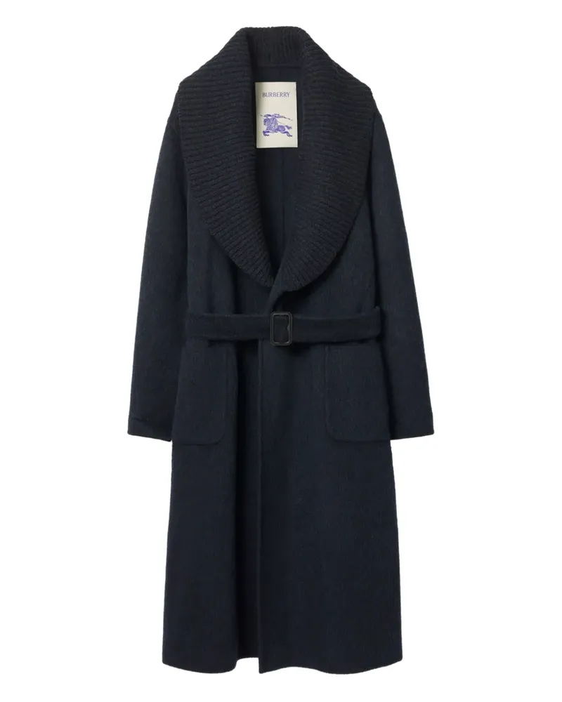 Burberry Mantel mit Schalkragen - Blau Blau