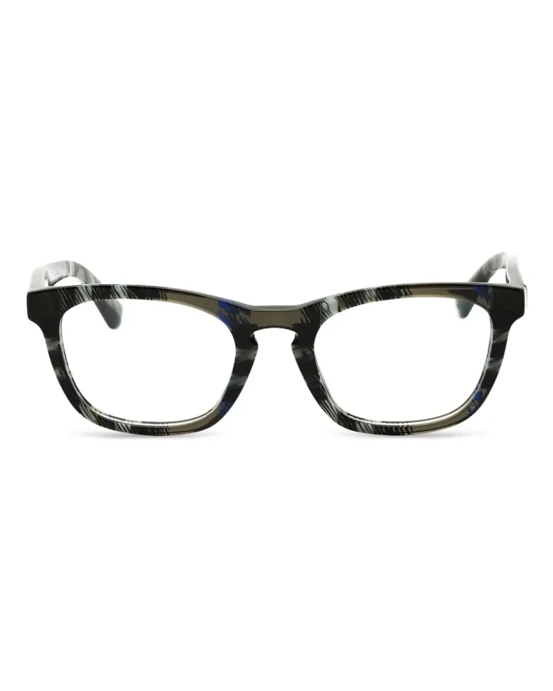 Burberry Brille mit eckigem Gestell - Schwarz Schwarz
