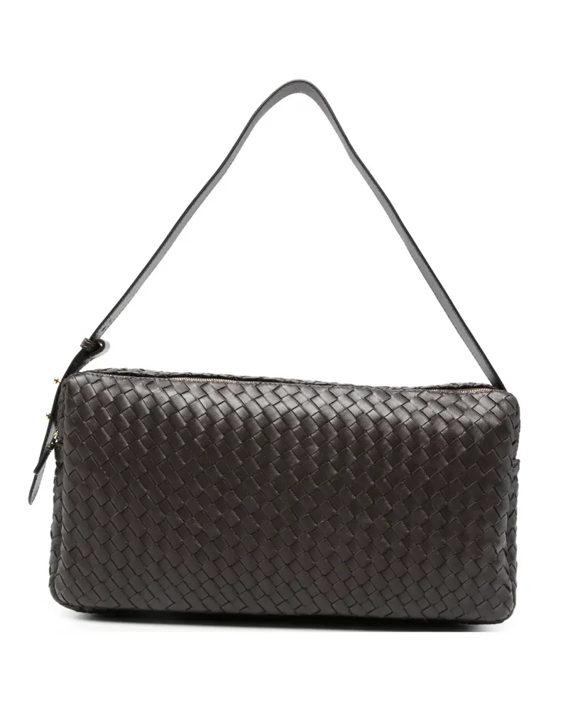 Elleme Große Trousse Schultertasche - Braun Braun