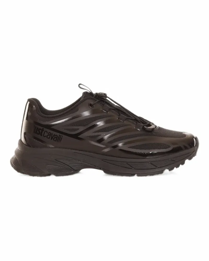 Just Cavalli Sneakers mit Logo-Print - Schwarz Schwarz