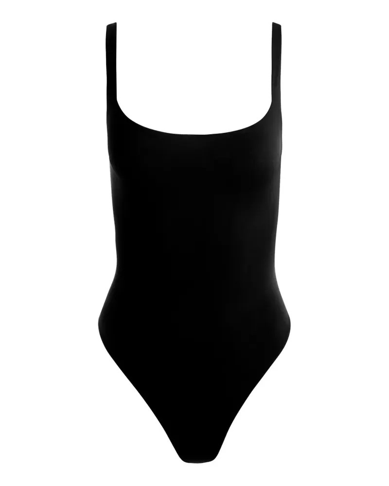 Alice + Olivia square neck bodysuit - Schwarz Schwarz