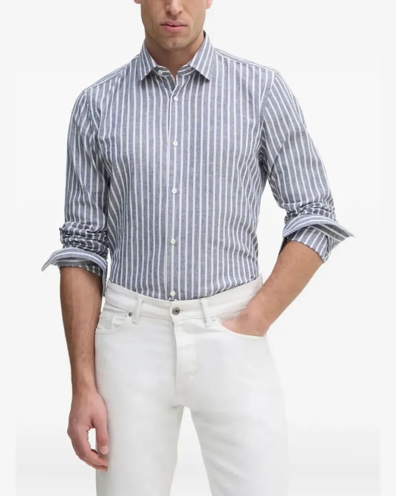 JOOP! Gestreiftes Hemd - Grau Grau