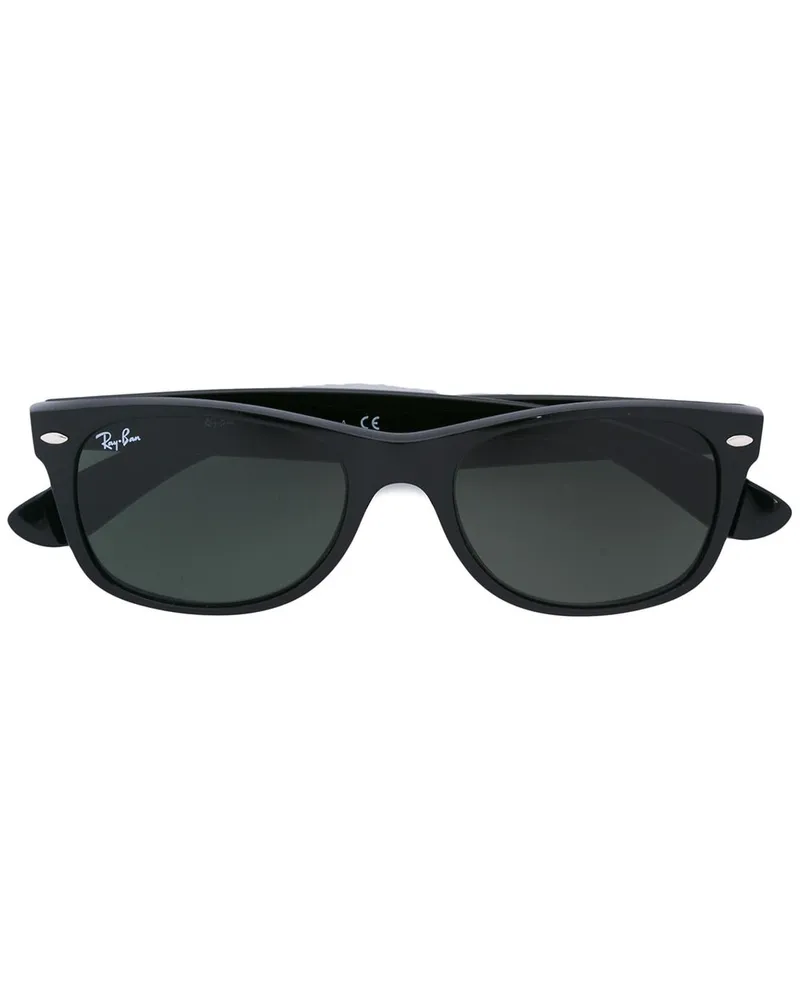 Ray Ban Sonnenbrille mit Logo-Print - Schwarz Schwarz