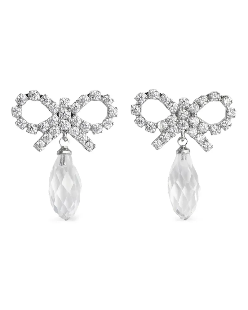 Self-Portrait Ohrringe mit Kristallen - Silber Silber