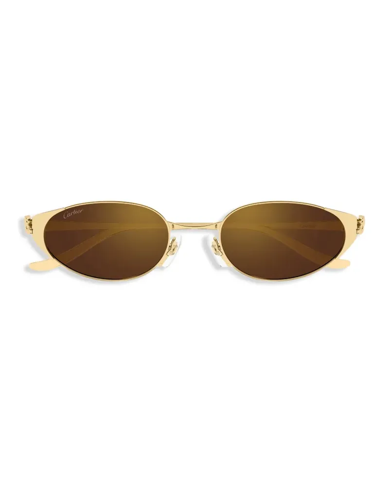 Cartier Ovale Sonnenbrille - Gold Gold