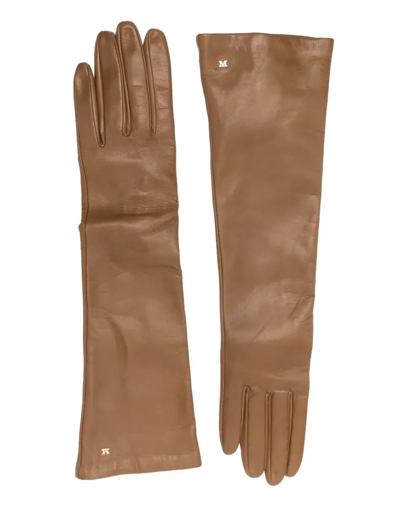 Max Mara Afidee Handschuhe - Braun Braun