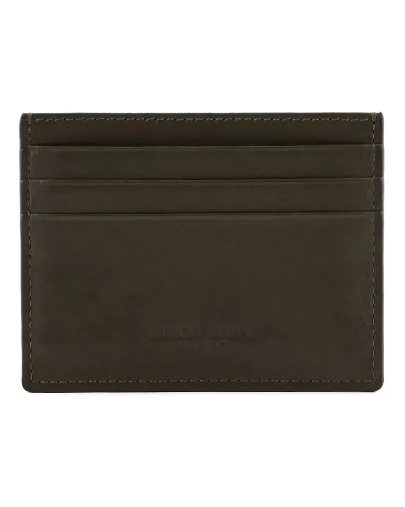 Giorgio Armani embossed cardholder - Grün Grün