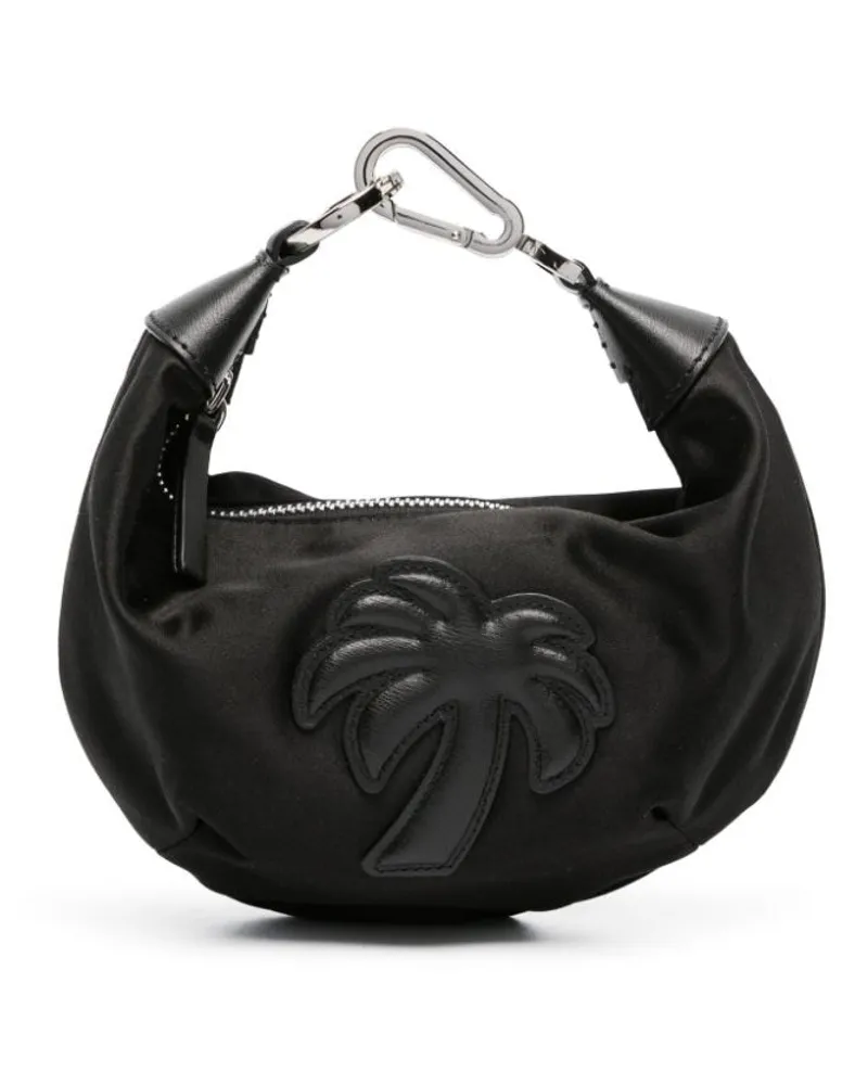 Palm Angels Handtasche aus Satin - Schwarz Schwarz