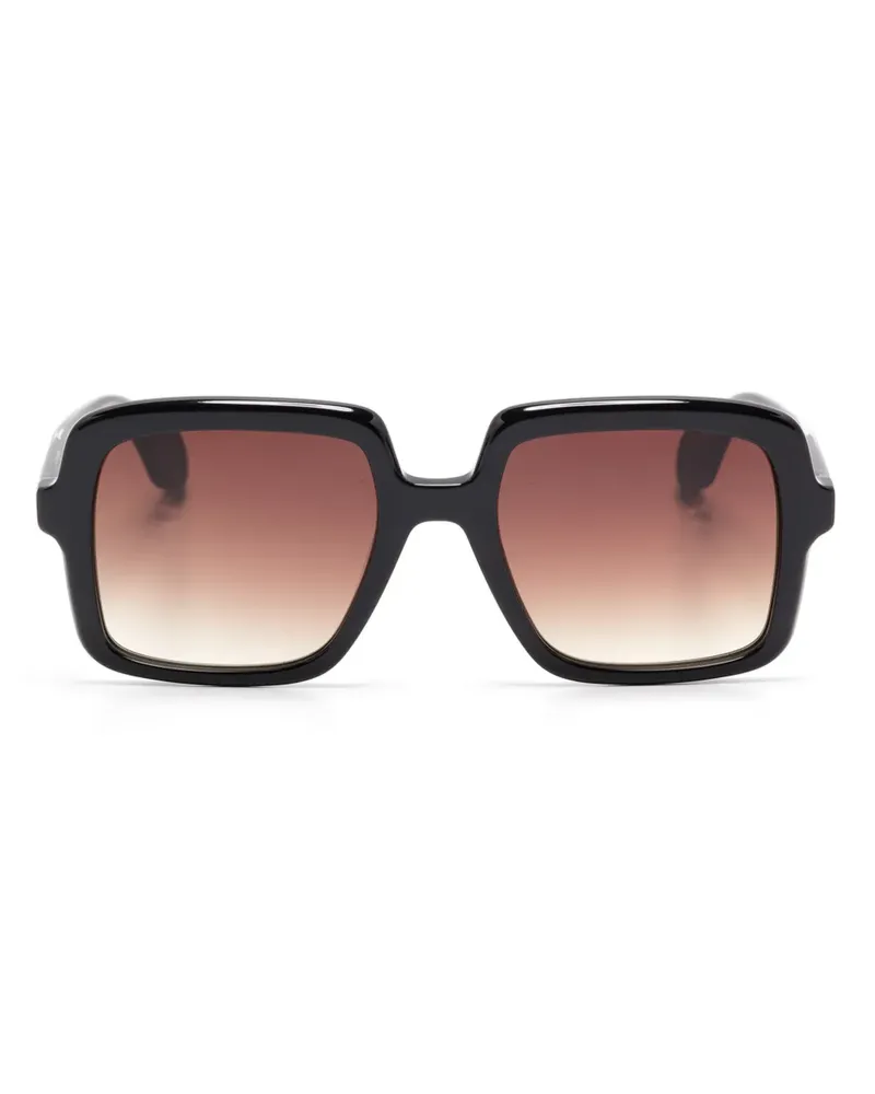 GIGI STUDIOS Sonnenbrille mit eckigem Gestell - Schwarz Schwarz