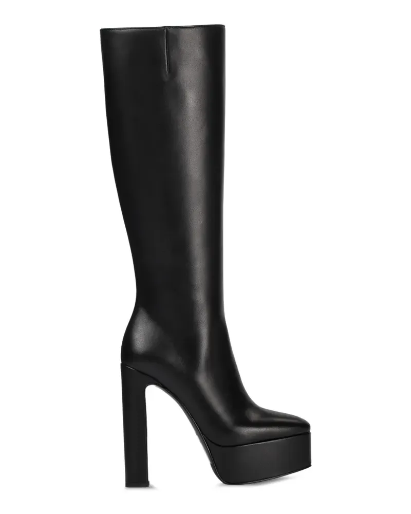 Le Silla Kniehohe Nora Stiefel mit Plateau - Schwarz Schwarz