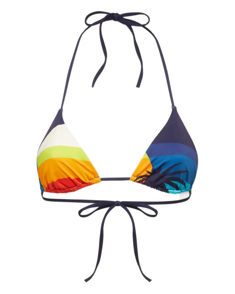 Dsquared2 Bikinioberteil mit grafischem Print - Gelb Gelb