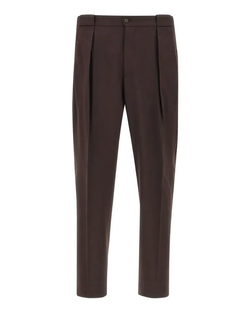 Briglia 1949 Portobellos Hose mit Doppelfalte - Braun Braun