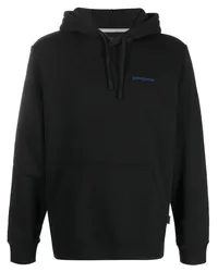 Patagonia Hoodie mit Kordelzug Schwarz