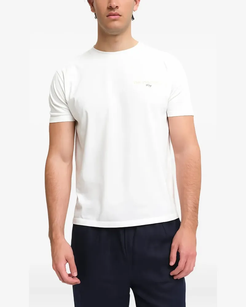 PENINSULA T-Shirt mit Logo-Print - Weiß Weiß