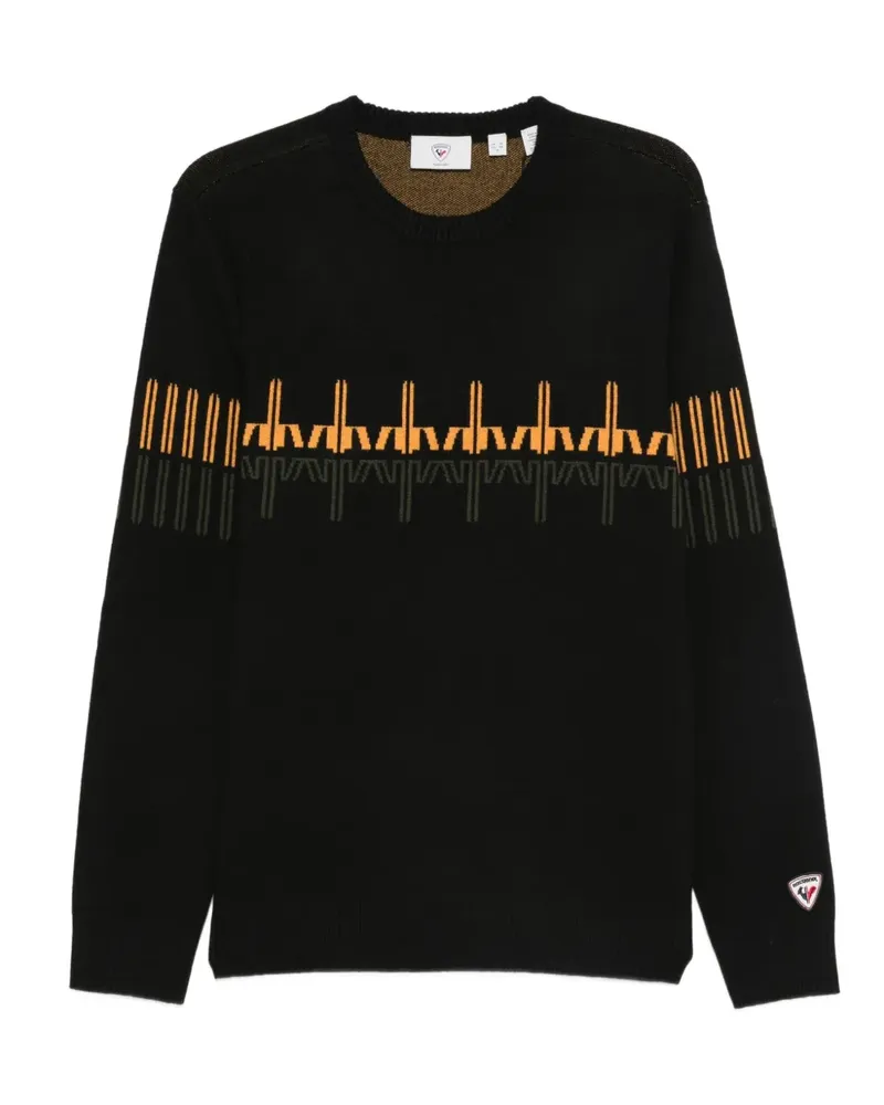 Rossignol Gemusterter Pullover - Schwarz Schwarz