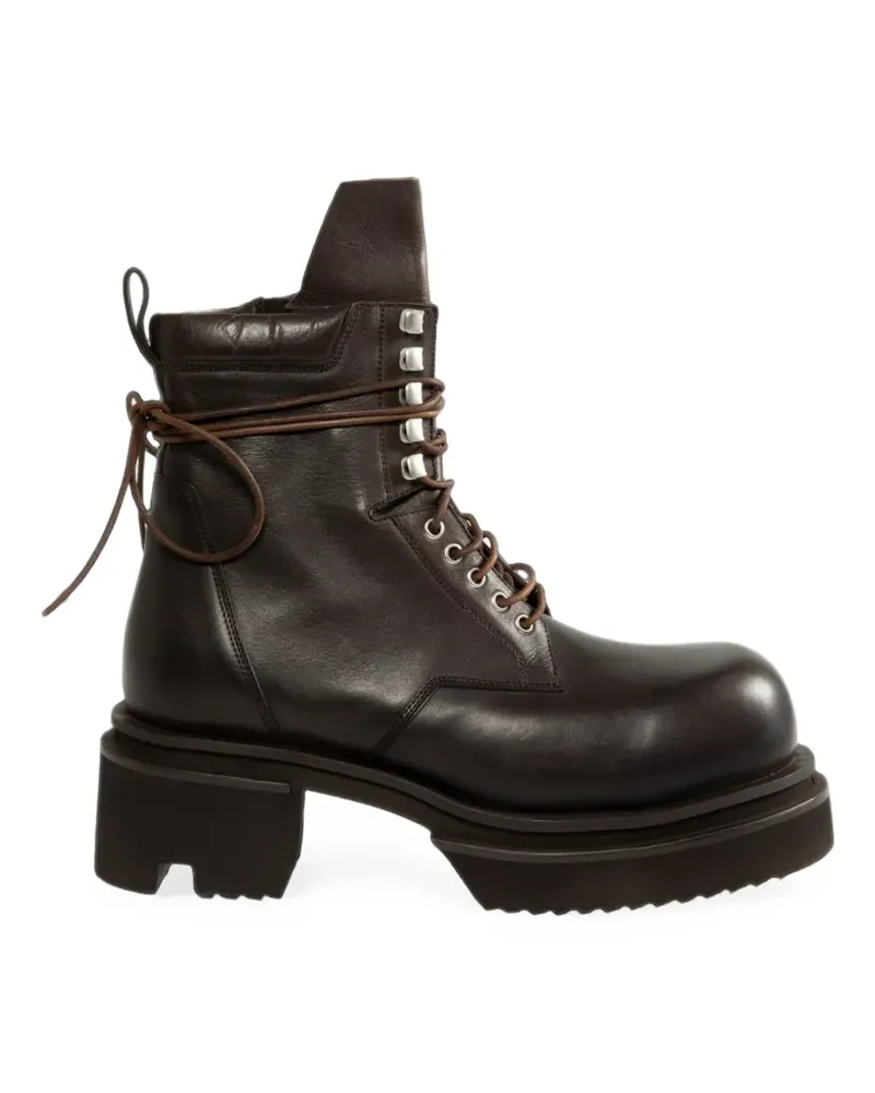 Rick Owens Army Bogun Stiefel - Braun Braun