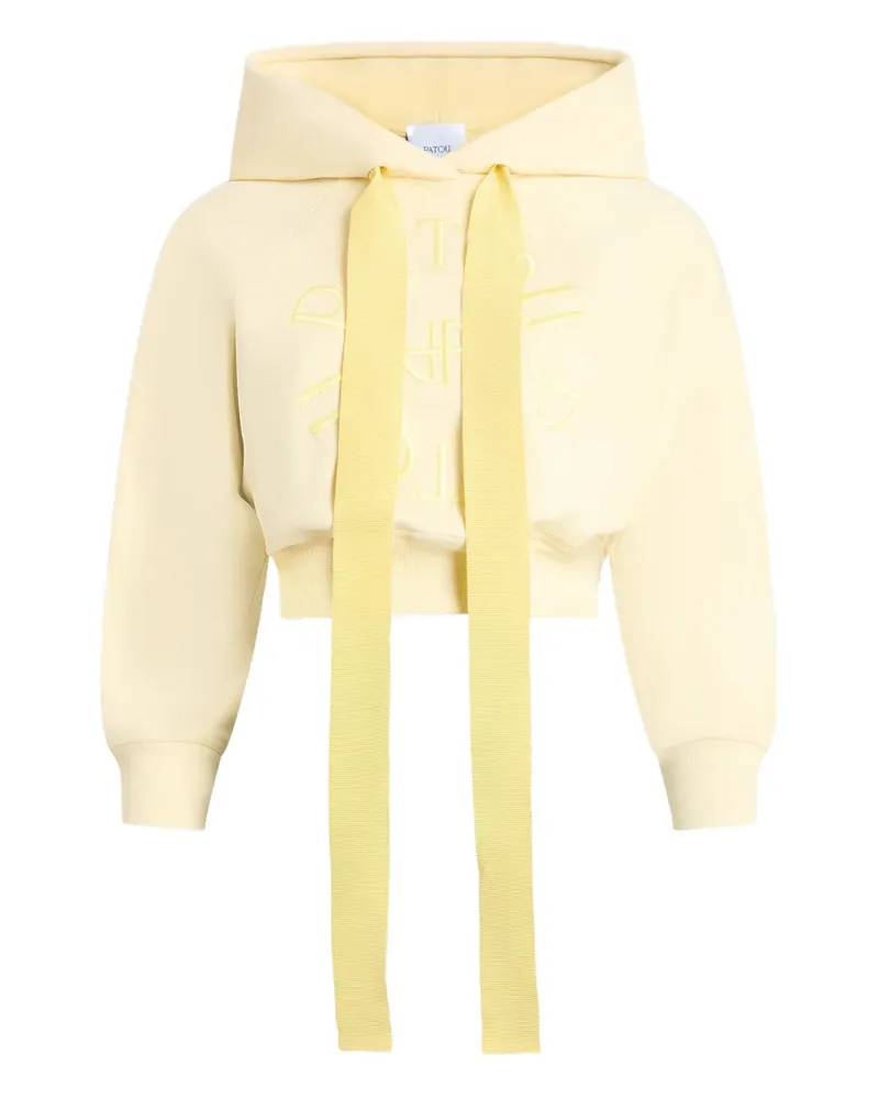Patou Cropped-Hoodie - Gelb Gelb
