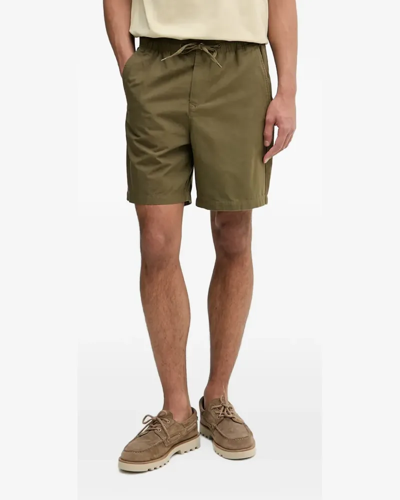 Barbour drawstring corduroy-trim shorts - Grün Grün