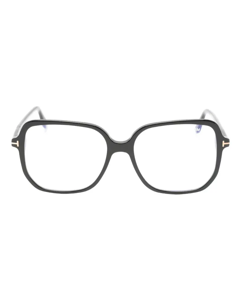 Tom Ford Brille mit eckigem Gestell - Schwarz Schwarz