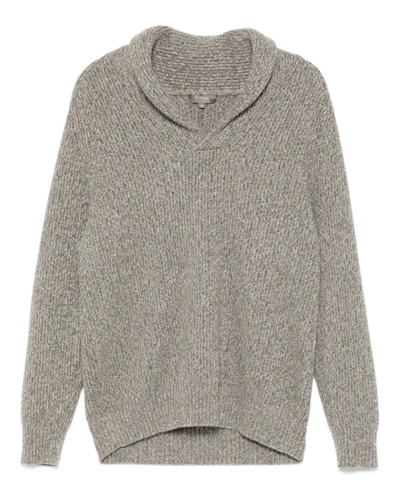 N.Peal Pullover mit Schalkragen - Grau Grau