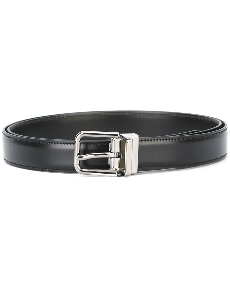 Dolce & Gabbana Klassischer Gürtel - Schwarz Schwarz
