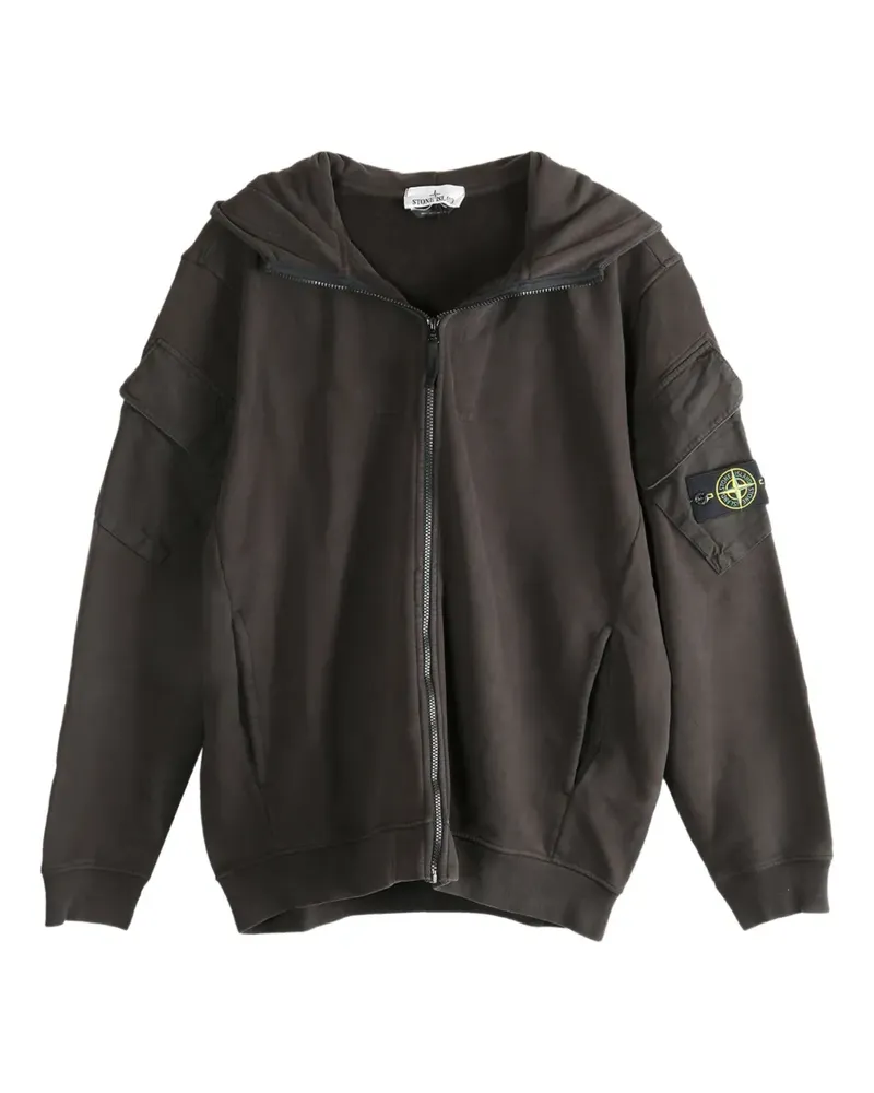 Stone Island zip-up hoodie - Grau Grau