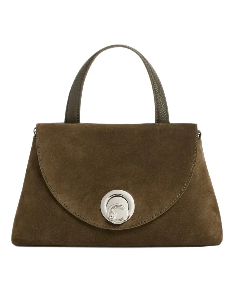 Coccinelle Kleine Nikla Tote Bag aus Leder - Grün Grün
