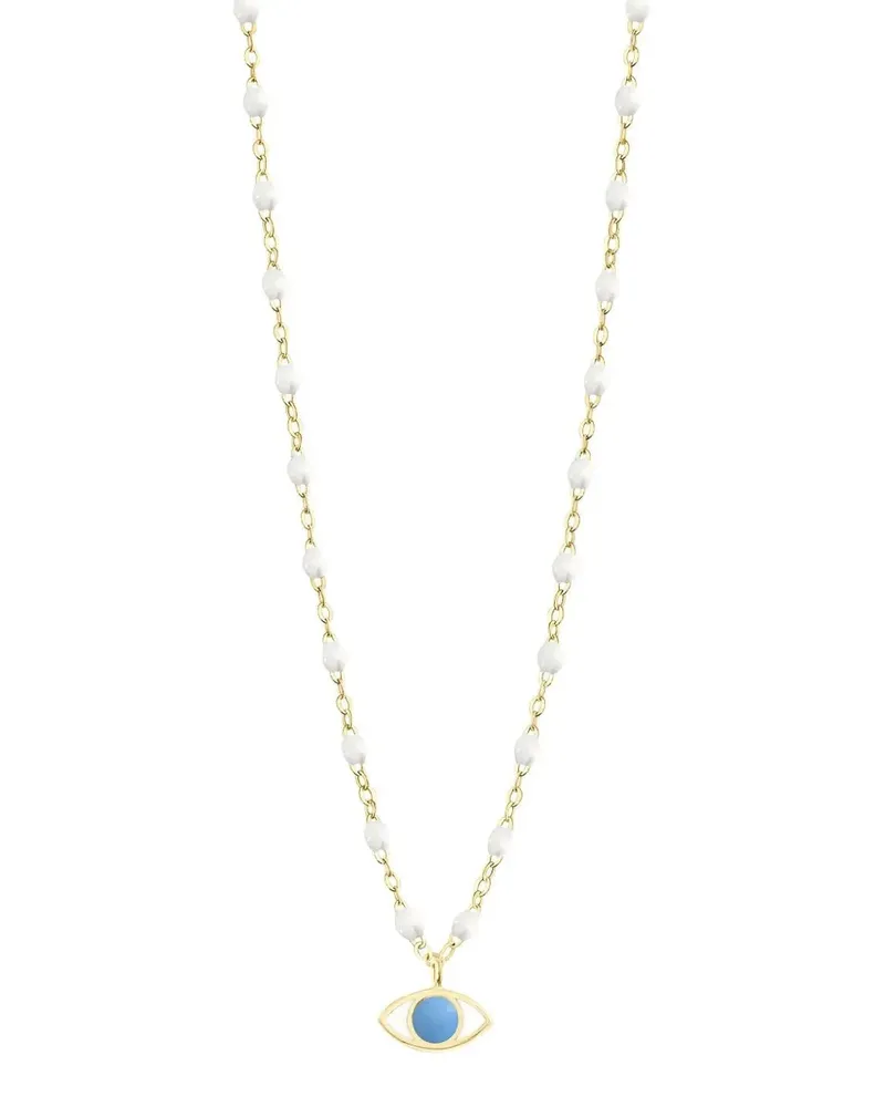Gigi Clozeau 18kt Gelbgoldhalskette mit Perlen Gold