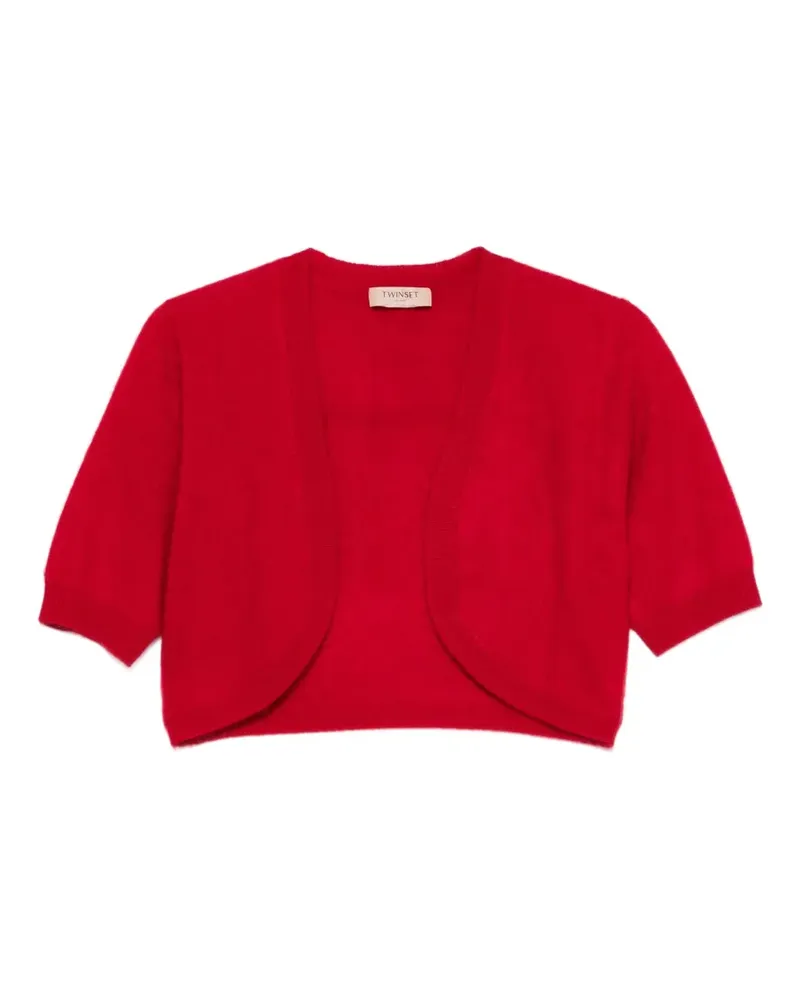 Twin-Set Kurzärmeliger Cardigan - Rot Rot