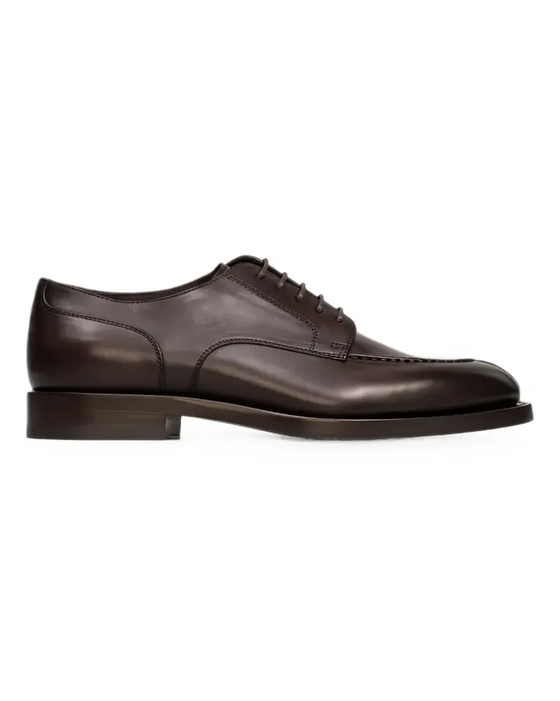 Brunello Cucinelli leather loafers in brown - Braun Braun