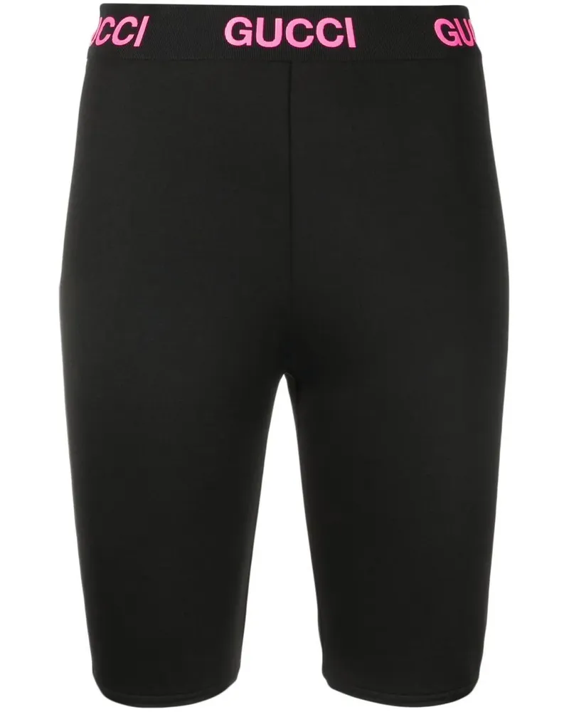 Gucci Radlerhose aus technischem Jersey - Schwarz Schwarz
