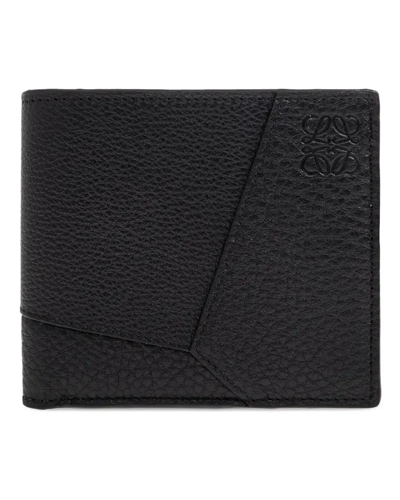 Loewe Portemonnaie mit Logo-Prägung - Schwarz Schwarz