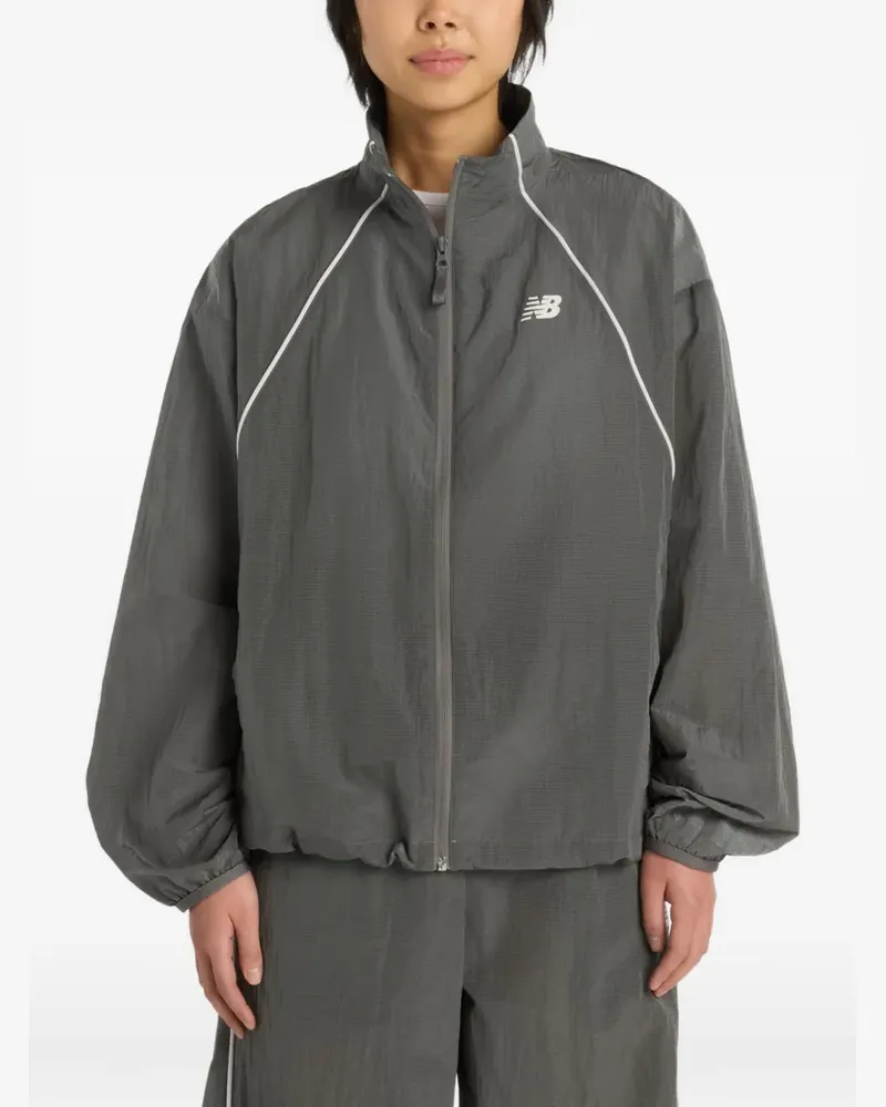 New Balance Sport Legacy Jacke mit Paspelierung - Grau Grau