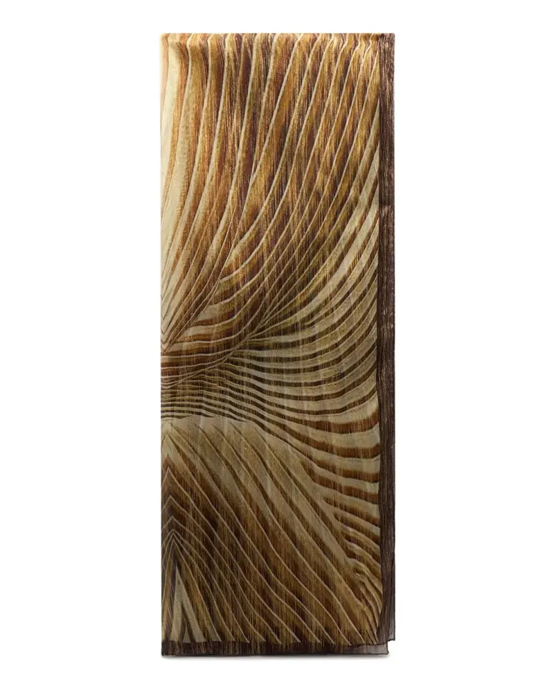 Roberto Cavalli printed scarf - Braun Braun